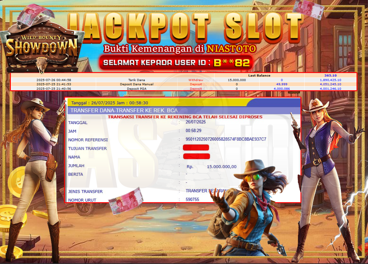Bukti Jackpot Lunas NiasToto
