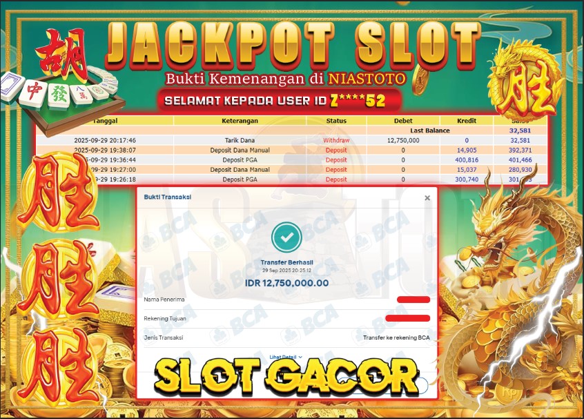 Bukti Jackpot Lunas NiasToto