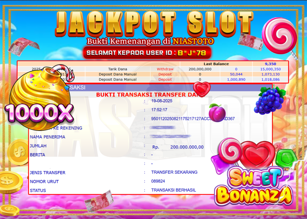 Bukti Jackpot Lunas NiasToto